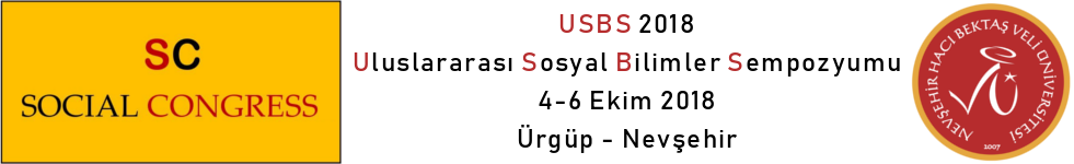 USBS 2018 - Uluslararası Sosyal Bilimler Sempozyumu